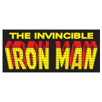 Iron Man vintage logo